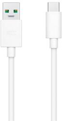 OPPO Cablu de date OPPO VOOC USB - Type-C, 100 cm, ALB (DL129 / D301)