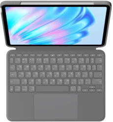 Logitech Combo Touch, QWERTZ, Svájc, Érintőpad, 1, 8 cm, 1 mm, Apple (920-012630) - scom