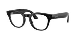 Ray-Ban Meta Scriber Optics Universal Fit - Shiny Transparent Black - Demo Lens (RW7002 8526 49) - pcone