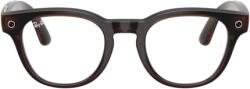 Ray-Ban Meta Scriber Optics Universal Fit - Shiny Transparent Umber - Demo Lens (RW7002 8532 49) - pcone