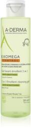 A-DERMA Exomega Control 2 in 1 emollient cleansing gel gel de duș pentru piele uscata spre atopica 200 ml