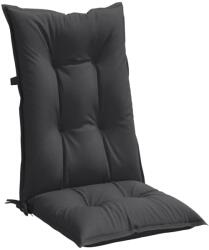 vidaXL 6 db antracit szövet magas háttámlájú székpárna 120x50x7 cm 4002345 (4002345)