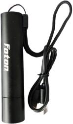 Foton Super Z222 LED 5W zseblámpa zoommal, nagyítóval, USB-C töltéssel és Powerbankkal (303110222)