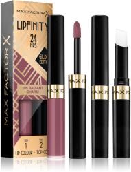 MAX Factor Lipfinity Gilded Edition hosszan tartó rúzs balzsammal árnyalat 105 Radiant Charm 4, 2 g