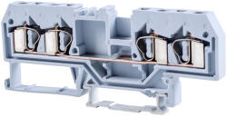 Tracon Fázisvezető ipari sorozatkapocs, rugós, sínre, szürke 800V 26A 0.08-4 mm2 4P TSKC4/4 (TSKC4/4)