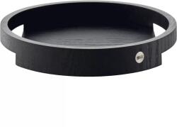 AdHoc Fa szervírozó tálca Aura 30 cm, fekete