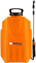 Wolfson WFS072 akkumulátoros háti permetező, 12 L tartály, 12 V 8.0 Ah akkumulátor, teleszkópos lándzsa, 2 - 4 bar nyomás, 4 fúvókával (WFS072)