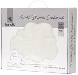 Lorelli Dombornyomott polár takaró 80x110cm - Ecru (3800166122304)