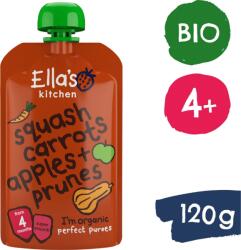 Ella's Kitchen BIO sütőtök, sárgarépa, alma és szilva (120 g)