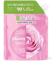 Nature of Agiva Roses Blooming hidratáló tusfürdő utántöltő, Rózsa, 600 ml (999436)