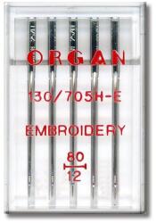 Organ Ace broderie finete 80 - 5 buc Organ Needles Embroidery (55470080) - masinidecusut