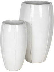  Alden Vase Giant Kerámia Növénytartó Szett Fehér 44x77-57x100cm S2 (EC-505160)