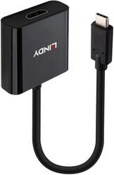 Lindy Converter Lindy USB Type C to HDMI 4K60, Supported Bandwidth HDMI 2.0 with 18Gbps, Maximum Input Resolution 3840x2160@60Hz Maximum Output Resolution 3840x2160@60Hz (LY-43438)