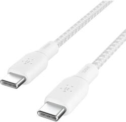 Belkin Cablu de date Belkin CAB024HQ2MWH, USB-C male - USB-C male, 2 m, White (CAB024HQ2MWH)