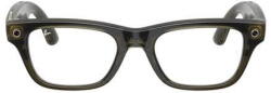 Ray-Ban Meta Blayzer Optics Universal Fit - Shiny Transparent Dark Olive - Demo Lens (RW7001 8530 50) - pcone