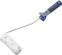 LUX-TOOLS lazúrhenger nyéllel 12 cm mikroszálas barna pöttyös