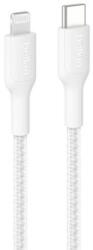 Belkin Cablu Belkin CAA022HQ2MWH, USB-C male - Thunderbolt male, 2 m, White (CAA022HQ2MWH)