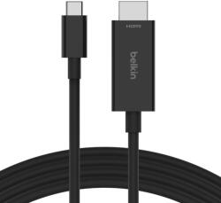 Belkin Cablu de date Belkin CAB022HQ2MBK, USB 2.0 - USB-C, 2 m, Black (CAB022HQ2MBK)