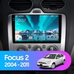  Autós navigáció Teyes CC4 Ford Focus 2 2005-2010 6+64GB 9.5" QLED Octa-core 2.7Ghz, Android 4G Bluetooth 5.1 DSP - B változat