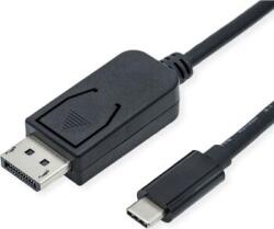  Cablu Roline Type C la DisplayPort 8K60Hz T-T 2m, Negru (11.04.5836-10) - cel