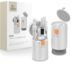Tech-Protect Kit Curatare 20 in 1 Telefon Casti Tableta Laptop CS01 White Profesional - pcone
