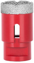 Strend Pro Gyémánt koronafúró, Strend Pro Premium DCB11, piros, átmérő: 40 mm, menet: M14, csempéhez, kőburkolathoz (TC226744)