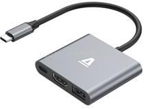 AVAX USB HUB USB-C 3in1 USB3.0, HDMI 4K, PD 100W (AVAX_HB9031) (AVAX_HB9031)
