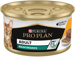 PRO PLAN 120x85g PURINA PRO PLAN Adult Maintenance csirke nedves macskatáp 96+24 ingyen