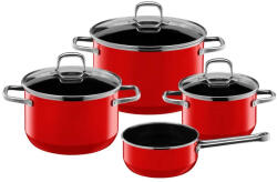Silit Silargan® Elegance Pot Set 4 darab piros Edénykészlet