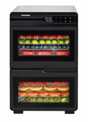 Heinner Deshidrator fructe si legume Heinner DualDry Pro HFD-KDDB1200BKSS (HFD-KDDB1200BKSS) Uscator de fructe