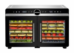 Heinner Deshidrator Fructe Si Legume Heinner Dualdry Elite Hfd-kddb1400bkss (hfd-kddb1400bkss) - electrofan Uscator de fructe