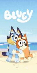 Jerry Fabrics Bluey, prosop terry, Beach, 70x140 cm