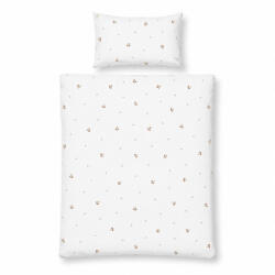 BabyMatex Vízálló jersey ágyneműhuzat 100x135cm, 40x60cm mackó - pepita