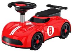 Flippy Gyerekeknek szánt autó, Flippy, 1-3 éveseknek, tolható, Bluetooth, zene, ABS-ből, 4 kerék, ülésmagasság 22 cm, piros