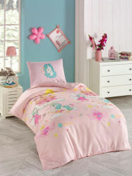  L' essential Maison Egyszemélyes Ágyneműhuzat Garnitúra Pink Blue White Yellow Unicorn Dreams - Pink