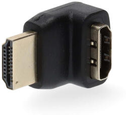 Nedis HDMI adapter, 270°, aranyozott, fekete - CVGB34902BK (CVGB34902BK)