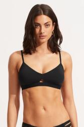 Seafolly melltartós bikini felső női Hybrid Bralette - fekete XS