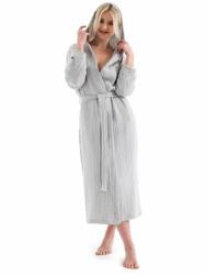  L' essential Maison Unisex muszlin fürdőköpeny szürke - Szürke