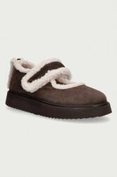 Inuikii velúr balerina cipő Shearling M. J. - barna Női 40