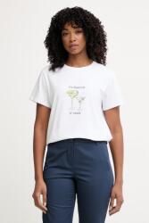 Marella t-shirt női pamut elasztánnal Emme by Marella - fehér M