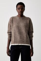 APC A. P. C. női pulóver gyapjúval pull candice - barna L