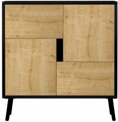 Hanah Home Többcélú szekrény Fekete fa Sapphire tölgy Darien - Fekete fa, Sapphire tölgy (8684284520717)