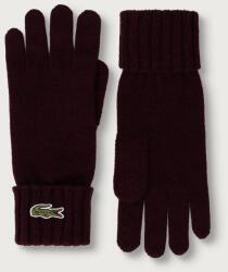 Lacoste gyapjú kesztyű - burgundia L