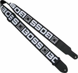 Boss BSM-20-BW Black with White Logo Curea de chitară (BSM-20-BW)
