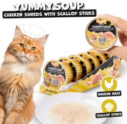  UNIQ PETS MACSKA Alutálcás NEDVES Eledel 60g Csirke és Fésűkagyló (UCW0007) - krizsopet