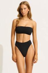 Seafolly brazil bugyis fürdőruha alsó női High Rise - fekete XS