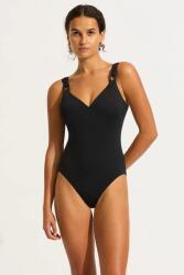 Seafolly egyrészes fürdőruha női DD - fekete S