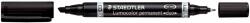 STAEDTLER Marker permanent 2 capete 0.6/4 mm STAEDTLER Lumocolor Duo 348
