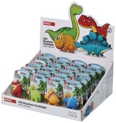 EMOS P4711 LED kulcstartó lámpa (dinoszauruszok) 24db, display box (1439013900)