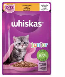 Whiskas junior tasak csirkével zselében 85g